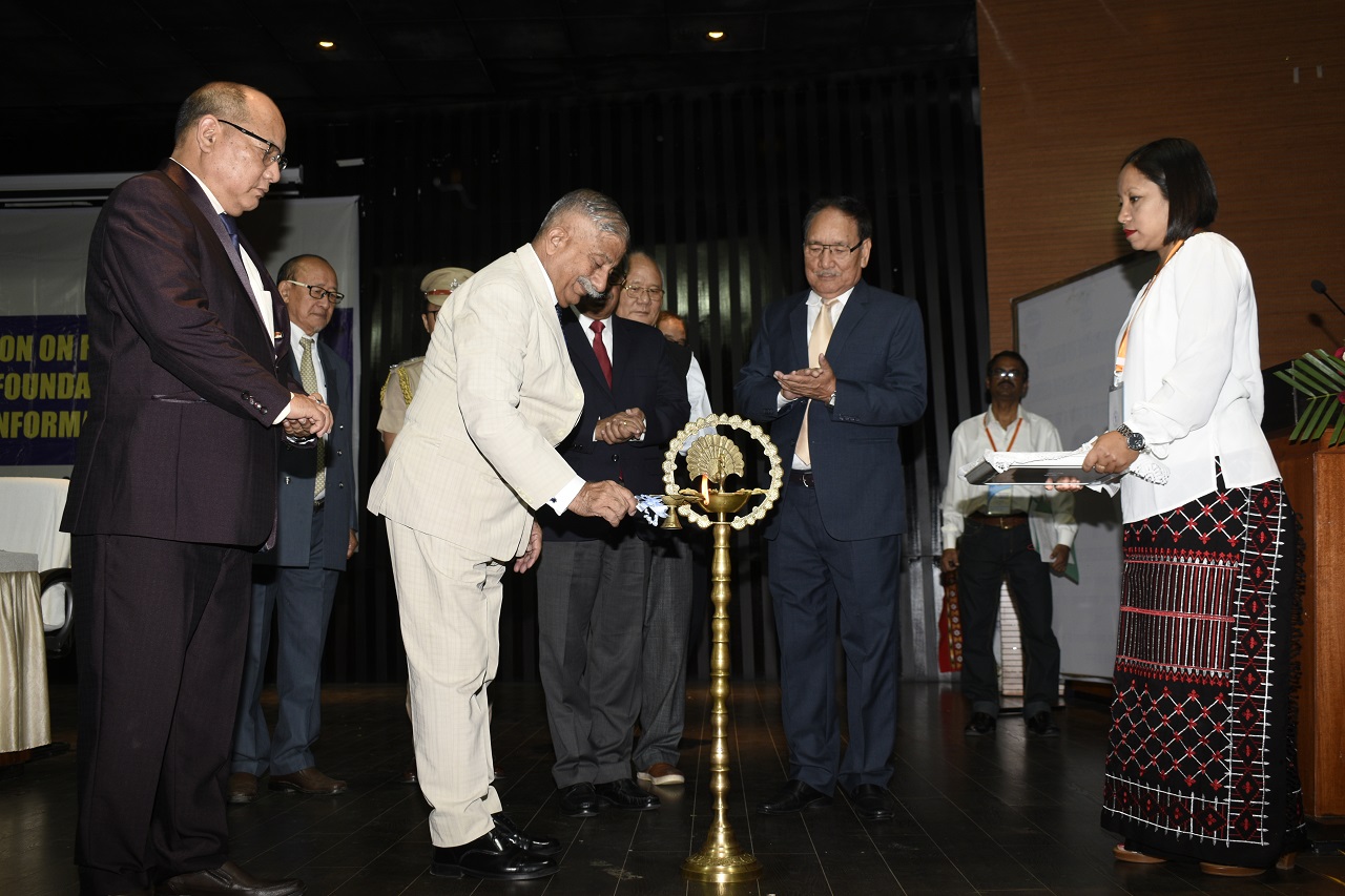  LIGHTING DIYA BY HON'BLE GOVERNOR  ON STATE CONVENTION ON RIGHT TO INFORMATION (RTI) ACT, 2005-CUM-THE 13TH FOUNDATION DAY CELEBRATION-2019